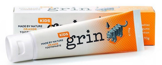 Grin Kids' Orange Natural Toothpaste