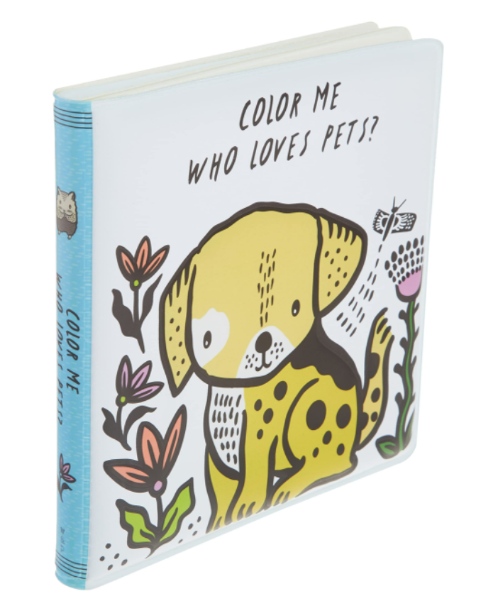 Wee Gallery Color Me: Who Loves Pets Bath Book